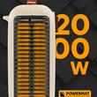 Aeroterma pentru incalzire, putere 2000 W, Powermat