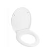Capac WC inchidere silentioasa, duroplast, placa antibacteriana, montare usoara, alb Sepio