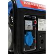 Generator pentru curent electric monofazic, 1200W, 2 CP, pornire manuala, motor in 2 timpi racit cu aer, albastru, Kraft