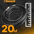 Furtun pneumatic pentru aer comprimat, lungime 20 metri, 20 bari, 10 x 17mm, Powermat