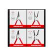 Set clesti pentru sigurante, Seeger, lungime 200 mm, 4 piese, Verke