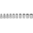 Set chei tubulare 1/2", CR-V cu clichet 72T și extensie, 12 piese, Verke