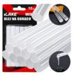 Set batoane transparente din silicon pentru pistol de lipit,  11x100 mm, 12 piese, Verke