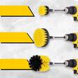 Set 3 perii de curatare si spalare pentru bormasina si surubelnita, Verke