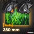 Motocoasa electrica, trimmer pentru tuns iarba, gazon, 2500 W, disc si mosor incluse, Powermat