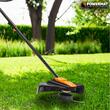 Motocoasa electrica, trimmer pentru tuns iarba, gazon, 2500 W, disc si mosor incluse, Powermat