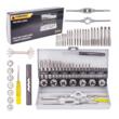 Set tarozi si filiere, M3 - M12, caseta metalica pentru transport, 32 piese, Powermat