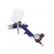 Pistol pneumatic pentru vopsit, HVLP, duze 1.4 mm 1.7 mm, capacitate rezervor 600 ml, Verke