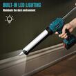 Pistol pentru silicon cu acumulator, 21V, 2500 mAh, capacitate 300 ml, autonomie 4h, forta de presare 125 kg, Kraft