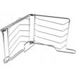 Set 3 forme pentru pizza cu strat de marmura antiaderente, suport metalic cromat, 38,5 x 24,3 x 19,6 cm, 4 elemente, Kinghoff
