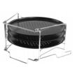 Set 3 forme pentru pizza cu strat de marmura antiaderente, suport metalic cromat, 38,5 x 24,3 x 19,6 cm, 4 elemente, Kinghoff