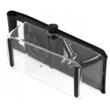 Feliator manual pentru legume tip mandolina, recipient inclus, 32 x 11.5 x 13 cm, negru transparent, Kinghoff
