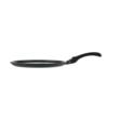 Tigaie pentru clatite din aluminiu cu invelis antiaderent, diametru 26 cm, accesoriu lemn inclus, negru, Kinghoff