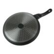 Tigaie pentru clatite din aluminiu cu invelis antiaderent, diametru 26 cm, accesoriu lemn inclus, negru, Kinghoff