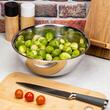 Vas universal, bol adanc de bucatarie din inox, diametru 24 cm, argintiu, Kinghoff 