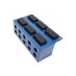 Suport, recipient magnetic metalic dreptunghiular pentru depozitarea pieselor si sculelor, 210 x 75 x 70 mm, Asta