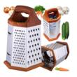 Razatoare manuala multifunctionala cu 6 fete de taiere si maner ergonomic, Kinghoff