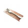 Set furculite pentru masa, din inox, 19.5 cm, argintiu, 6 piese, Kinghoff