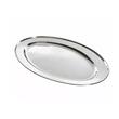 Tava ovala pentru servire din inox, finisaj lucios, lungime 40 cm, argintie, Kinghoff