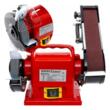 Polizor de banc 2 în 1 cu disc si banda abraziva, 1800 W, 2950 RPM, diametru disc 150 mm, Kraft