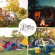 Set de vase pentru camping din oțel inoxidabil, 7 x 13 x 15 cm, 9 piese, Kinghoff