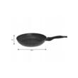 Tigaie din aluminiu cu strat ceramic marmurat, diametru 26 cm, gri,  Klausberg