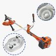 Clicheti cu suport pentru motocoasa Husqvarna 125 R, 128 R, PowerX