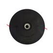 Mosor negru cu rosu pentru motocoasa, filet 10 mm, stanga, Powermat