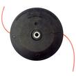 Mosor negru cu rosu pentru motocoasa, filet 10 mm, stanga, Powermat