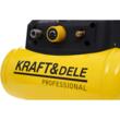 Mini compresor portabil pentru aer fara ulei, capacitate rezervor 6 litri, 1.2 Kw, 8 bari, debit 180 l/min, Kraft