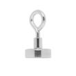 Magnet neodim tip oala pentru ridicare, cu carlig inelar rotativ, dametru: 20 mm, Kraft