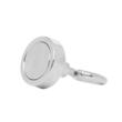 Magnet neodim tip oala pentru ridicare, cu carlig inelar rotativ, dametru: 20 mm, Kraft