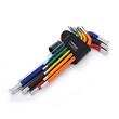 Set de imbusuri anticorozive colorate, HEX, CRV, 9 piese, Kraft