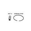 Piston complet compatibil Husqvarna 460, 461, 49mm, bolt 12, PowerX