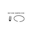 Piston complet compatibil Husqvarna 51, 45mm, bolt 10, PowerX