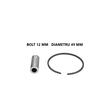 Piston complet compatibil Husqvarna 570, 49mm, bolt 12, PowerX