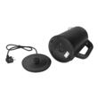 Fierbator electric cu control al temperaturii, afișaj LED, capacitate 1.6 litri,1500W, carcasa satinata, negru, Kraft
