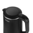 Fierbator electric cu control al temperaturii, afișaj LED, capacitate 1.6 litri,1500W, carcasa satinata, negru, Kraft