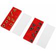 Set cutite pentru strung, cu placute din carbura, 20 x 20 mm, 28 piese, Kraft