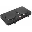 Plita electrica, aragaz dublu portabil, 2600 W, diametru 155 x 185 mm, termostat reglabil, indicator LED, Kraft