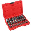 Set extractoare pentru suruburi rupte 3-23 mm, 25 piese, Kraft