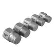Set extractoare pentru suruburi rupte 3-23 mm, 25 piese, Kraft