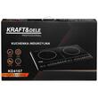  Plita inductie cu ecran tactil, negru, 2000W, Kraft