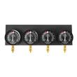 Tresa vacuum pentru sincronizare injectie, reglare carburatoare, 4 ceasuri, adaptoare M5/M6, furtunuri flexibile, Kraft