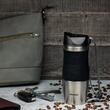 Termos din inox, negru, capacitate 380ml,  Klausberg