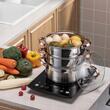 Set de 4 piese, oala pentru fiert cu abur, inox, diametru 18 cm, capacitate 2.5 litri, Klausberg