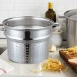 Oala din inox cu insertie pentru fiert, diametru 24 cm, capacitate 7,5 litri, Klausberg