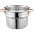 Oala din inox cu insertie pentru fiert, capacitate 7,5 litri, 24 cm, Klausberg