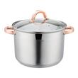 Oala din inox cu insertie pentru fiert, capacitate 7,5 litri, 24 cm, Klausberg