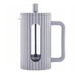 Infuzor din sticla, aparat pentru cafea, ceai  sau ierburi, capacitate 600 ml, gri, Klausberg